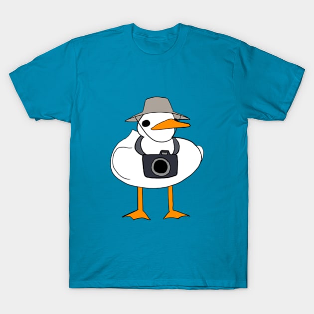 Duck on a trip T-Shirt by Vatar